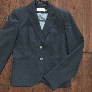 Never worn Gray Calvin Klein skirt suit